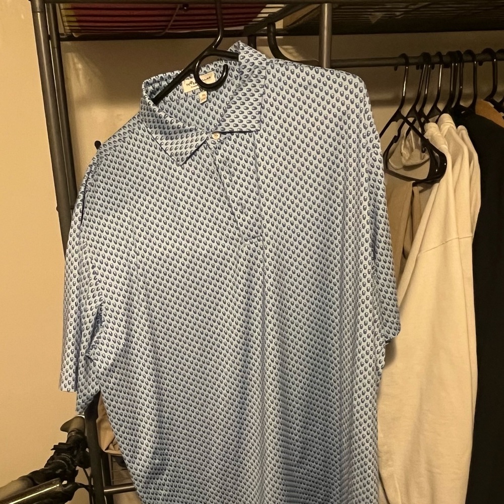 Peter Millar polo ( XL ) [ skull print ]